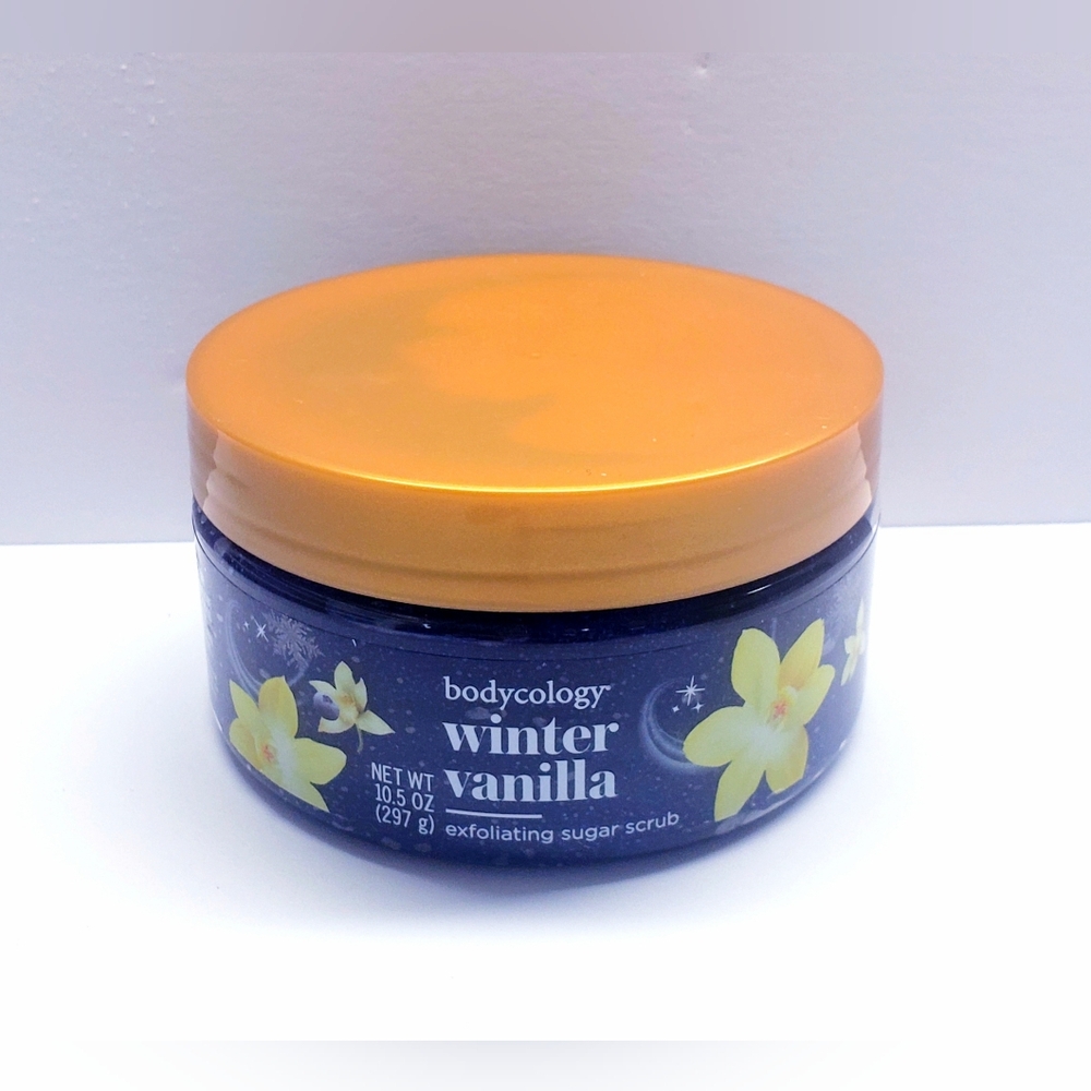 Bodycology WINTER VANILLA Exfoliating Sugar Scrub, 10.5 oz/297 g